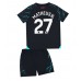 Manchester City Matheus Nunes #27 Replika Babykläder Tredje matchkläder barn 2023-24 Korta ärmar (+ Korta byxor)